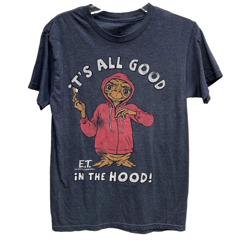 Universal Studios E.T. The Extra Terrestrial It’s All Good In The Hood Shirt S